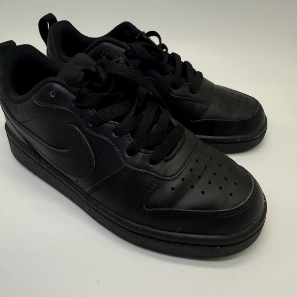 Nike Big Kids Court Borough Low Recraft Sneakers Black 4 Youth DV5456-002 - Picture 3 of 9